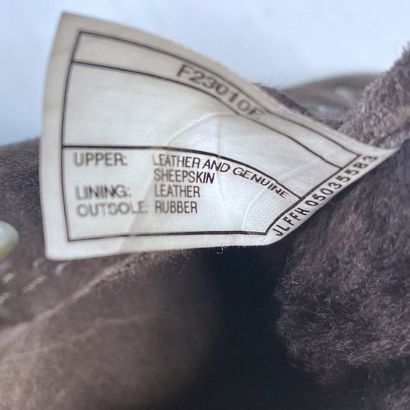 Ugg Australia Womens Size 6.5 Brown Suede Evera Sneakers Sheepskin Lining Casual - Picture 11 of 11